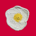 Egg Cotton Crochet Coaster