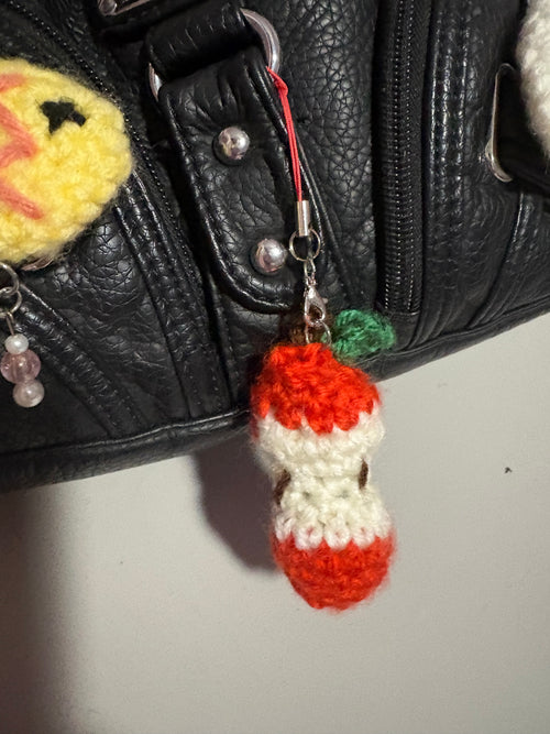 Crochet Apple Core Charm🍎✨