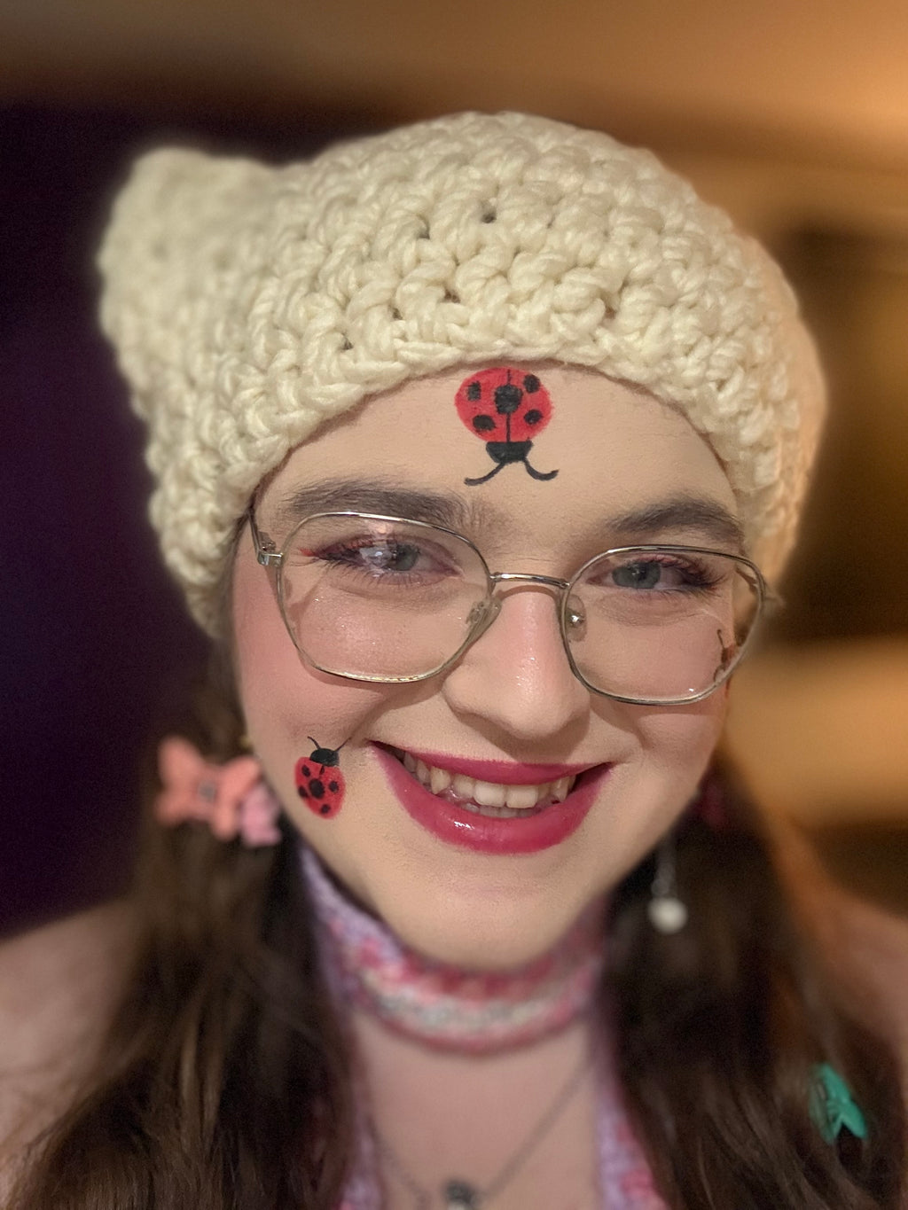 Crochet Cat Ear Beanie